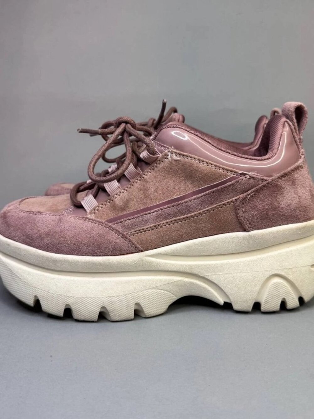 Madden Girl Pink Platform Sneakers Size 7,5 - Picture 4 of 9
